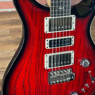 PRS Swamp Ash Special Electric Guitar - Scarlet Smokeburst image 3