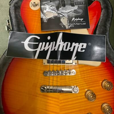 Epiphone Les Paul 1960’s Tribute Plus 2016 - Cherry Burst - Stunning Flame image 5