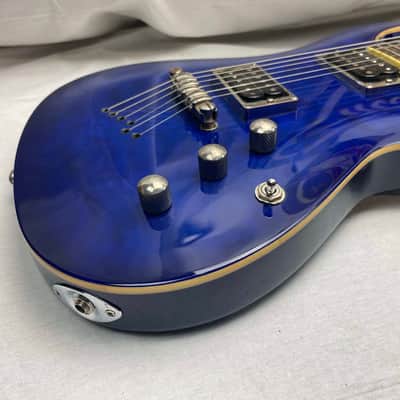 Ibanez SZ Series SZ520QM SZ520 Electric Guitar 2003 BBL Bright Blue image 6