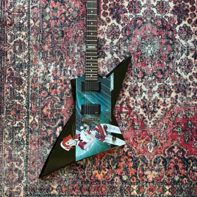ESP EX-280 Kiso Custom Explorer Electric Blue Made in Japan | Reverb