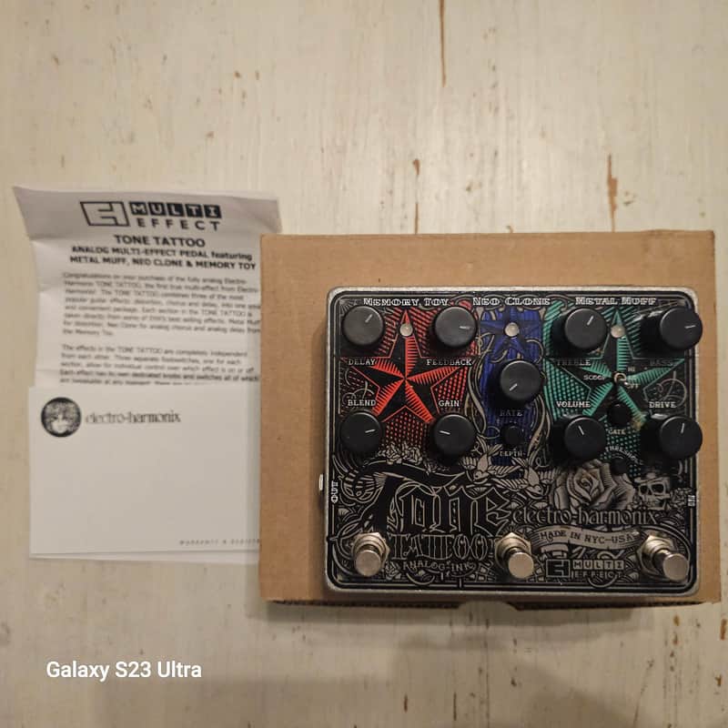 Electro Harmonix Tone Tatoo Memory Toy Neo Clone Metal Muff image 1