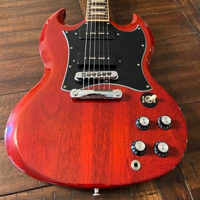 2012 USA Gibson SG P-90 - Heritage Cherry image 4