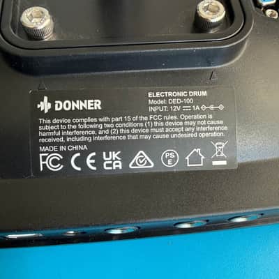 DONNER DED-100 Electronic Drum Part: Sound Processor Module w/AC Adapter image 4