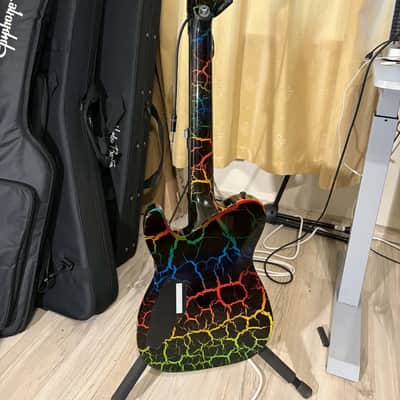 ESP LTD Eclipse Custom 87 NT - Rainbow Crackle image 4