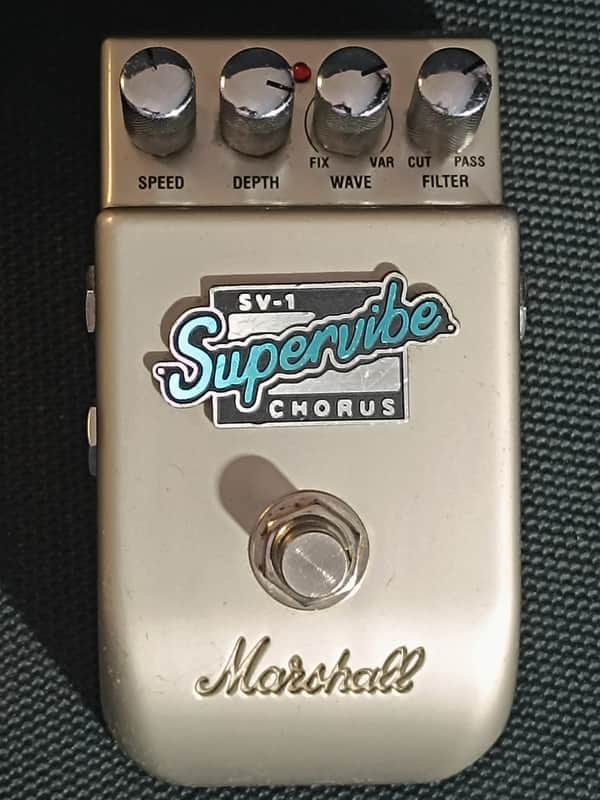 Marshall SV-1 Supervibe Chorus Vibrato Pedal 2010s - Silver image 1