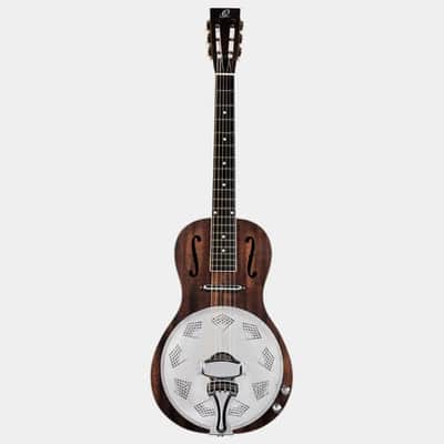Ortega Americana Resonator Guitar, Parlor Body, Mahogany, Satin Whiskey Burst RRG30E-WB Demo Video image 5