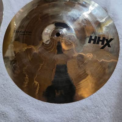 Sabian 14" HHX Evolution Hi-Hat Cymbals (Pair) 2002 - Present - Brilliant image 4