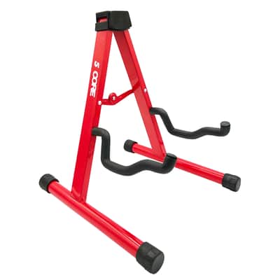 5 Core Guitar Stand A Frame w Soft Foam Arm Non Slip Rubber for Acoustic Electric Bass Ukulele image 1