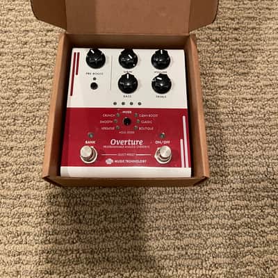 RJM Overture Programmable Analog Overdrive Red/White 2022 image 1