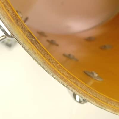 Slingerland 12x14"TDR COW Marching Snare Drum Chrome Over Wood Vintage 70s 12Lug image 9