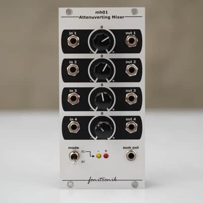 Fonitronik mh01 Attenuverting Mixer Eurorack Module w/ Box & Patch Cables #58599 image 1