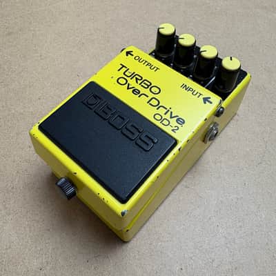 Boss OD-2 Turbo OverDrive (Black Label) 1986 - Yellow image 6