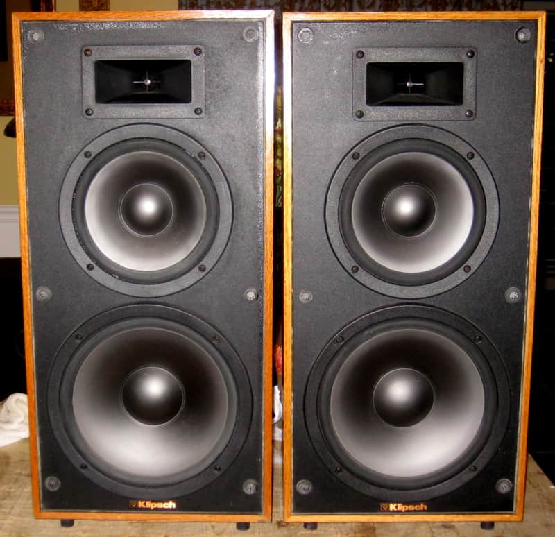 Klipsch  KG 3.2 Vintage Oak Heritage Stereo Speakers Fantastic Sound image 1