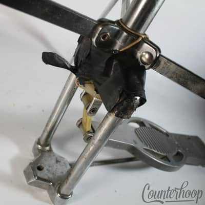 Ludwig Atlas Hi-Hat Cymbal Stand Tripod Base+Pedal 1124 Spur-Lok Vintage 70s-80s image 4