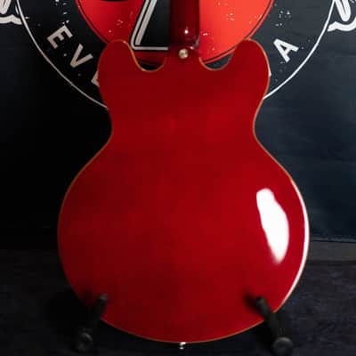 2015 Epiphone Casino CH Cherry Red Hollow-Body Electric Guitar w/Hard Case image 7
