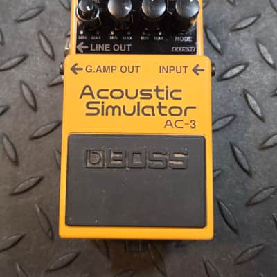 Boss AC-3 Acoustic Simulator (Dark Gray Label) 2006 - Present - Yellow image 2