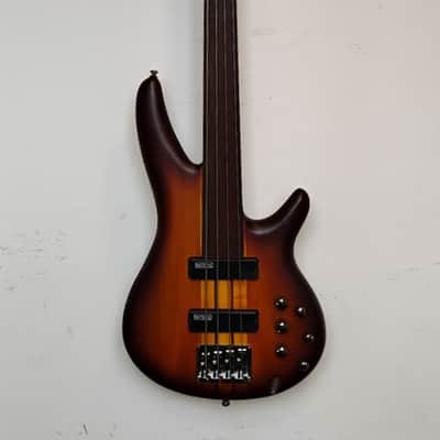 Ibanez SRF700-BBF Bass Workshop Fretless Soundgear - 2014 - Present - Brown Burst Flat image 4