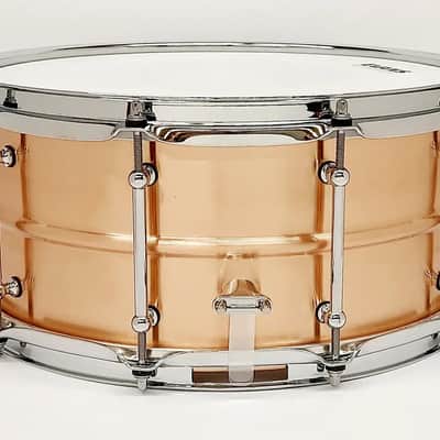 Udrum 6.5x14" Vintage Bronze Snare 2021 Clear Lacquer image 3