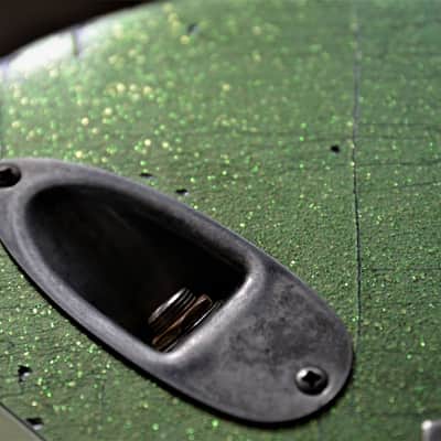 American Fender Stratocaster Custom Heavy Relic Lime Green Sparkle "Duncan Antiquities" image 13