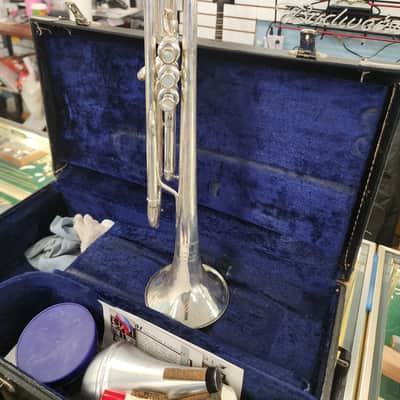 E-Benge Resno-Tempered Bell 3 Los Angeles Trumpet Silver Plated image 3