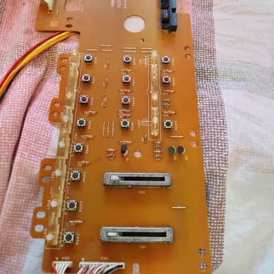 Yamaha SY77 left panel switch board
