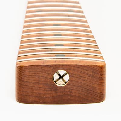 Allparts SMNF-50U-RF Select "50s U" Vintage Replacement Strat Neck AAA+ Roasted Flame Maple - Licensed by Fender image 4