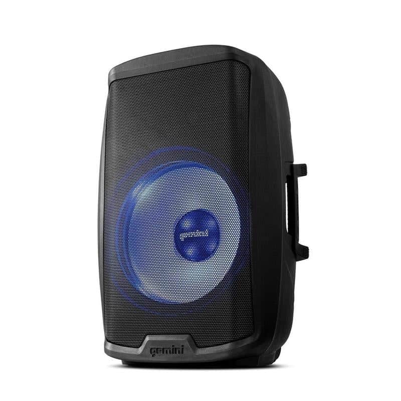 Gemini - 2000 Watt 15” Active Multi-led Bluetooth Loudspeaker With Stand image 1