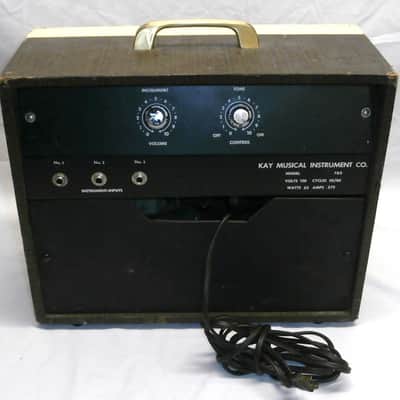 'Project' Vintage 1964 Kay 703-C All-Tube Guitar Combo Amplifier image 2