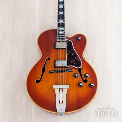 1970 Gibson L-5 CES Vintage Electric Archtop Sunburst w/ T Tops, Case image 2