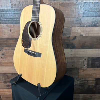 Martin D-18 Satin Standard Series Left Handed Acoustic Guitar - Satin Natural with Aging Toner, Free Ship, 366 image 2
