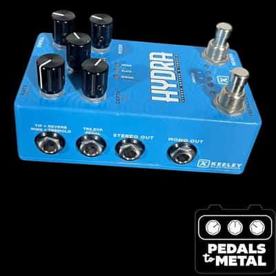 Keeley Hydra Stereo Reverb & Tremolo 2020 - Present - Blue - X16511 image 4