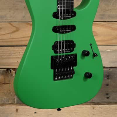 Jackson  American Series Soloist SL3 Electric Guitar Satin Slime Green w/ Case image 1