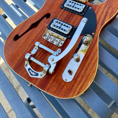 Semi-Hollow Grote Thinline GT-150 Super Series 2019 Aqua Blue