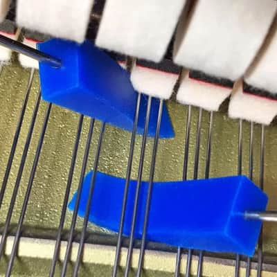 Professional Piano Tuning Kit – 8pc Piano Tuning Hammer, Wrench & Rubber Mutes Set image 2