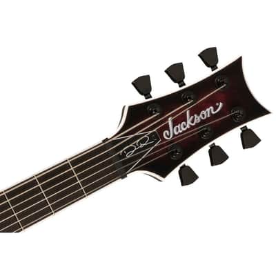 Jackson Pro Signature Diamond Rowe DR24MG EVTN6 Dark Rose Electric Guitar image 5