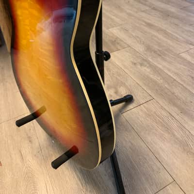 1960s Fujigen Fiama Hollow Body 3 Pickup Sunburst image 10