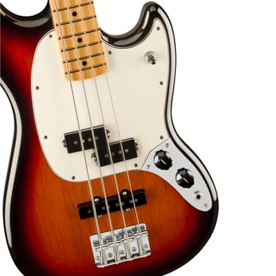 Fender Player II Mustang Bass PJ MN 3-Color Sunburst - 4-String Electric Bass Bild 3
