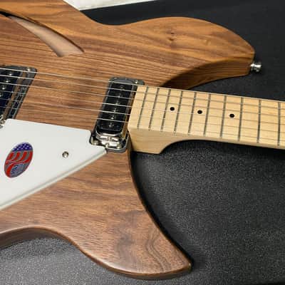NEW! Rickenbacker 330W Walnut - Semi Hollow Electric Guitar - Authorized Dealer - 7.1 lbs - G07464 image 2