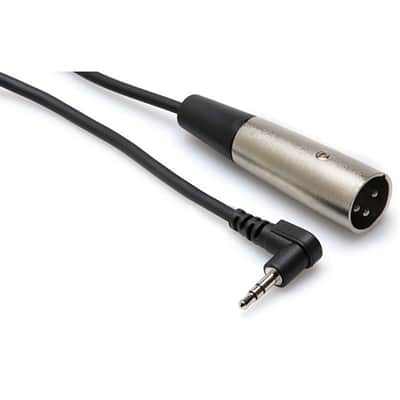 Hosa XVM110M Right-angle 1/8" TRS to XLR Male Cable - 10'