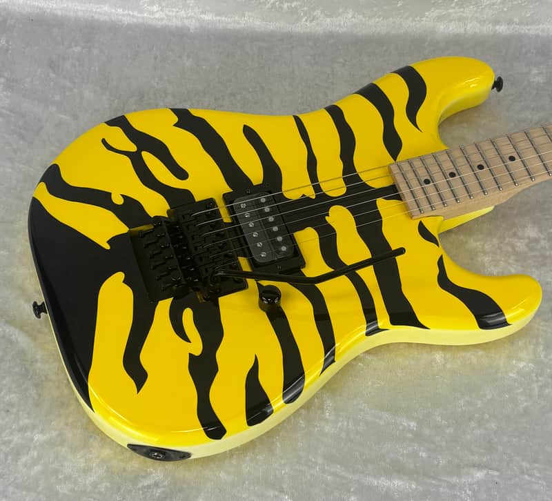 2026 LTD GEORGE LYNCH GL-200MT Yellow w/ Tiger Graphic (B- stock) image 1