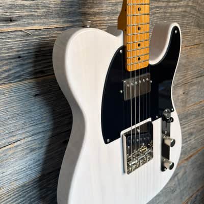 Squier FSR Special Run Classic Vibe '50s Telecaster SH - White Blonde w/Maple FB image 6