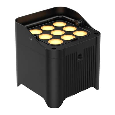 CHAUVET DJ Freedom Par Q9 X4 Battery-Powered Magnetic Diffuser True Wireless RGBA LED Par Kit with Carrying Bag, Remote, and Multi-Charger (4-Pack) image 6