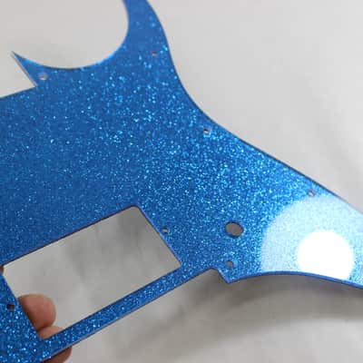 Blue Glitter Sparkle HXX Pickguard fits Ibanez(TM) RG550 Jem  RG image 7