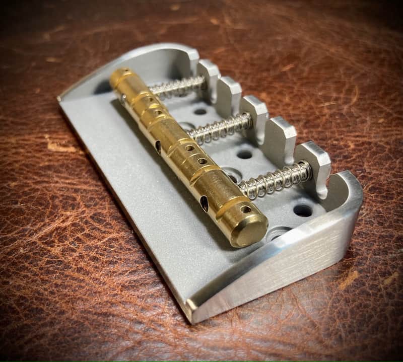 Van Dyke-Harms Telecaster Bigsby Half-Bridge and Compensated Saddle Set 2024 - Stainless Steel image 1