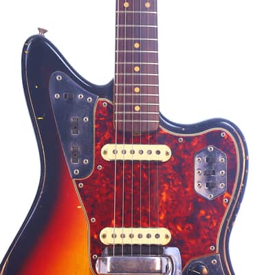 Fender Jaguar 1963 - Sunburst - cool sounding and all original Pre-CBS Jaguar with original hard case - check video! image 3