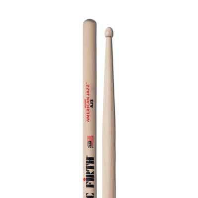 VIC FIRTH AJ3 AMERICAN JAZZ 3 DRUMSTICKS (PAIR) image 4