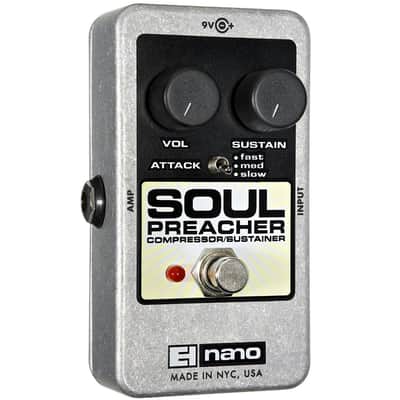 Electro Harmonix Soul Preacher Compressor and Sustainer Pedal