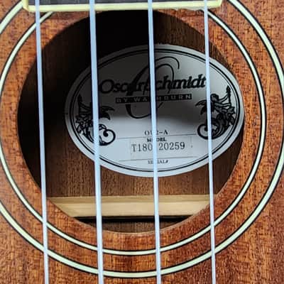 Oscar Schmidt Aloha Tenor Ukulele OU2-A 2020s - Mahogany image 3