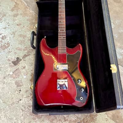 Guild Polara S-50 electric guitar 1964 - Cherry original vintage USA image 4