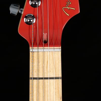 Fender Limited Edition Player Stratocaster HSS Maple Fingerboard Fiesta Red with Matching Headstock (393) image 5